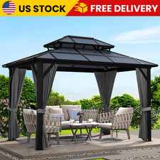 10x12 Hardtop Gazebo Aluminum