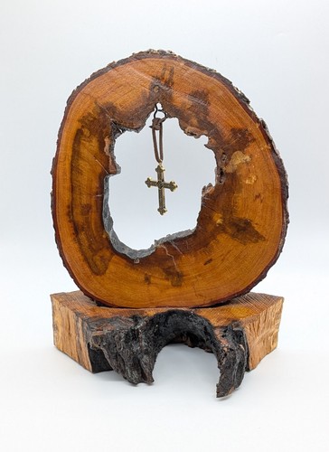 Albero cavo fetta legno - a,