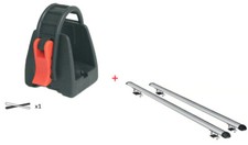 KIT PORTASCI UNIVERSALE PER 1 PAIO DI SCI  + BARRA BARRE PORTATUTTO TETTO 050