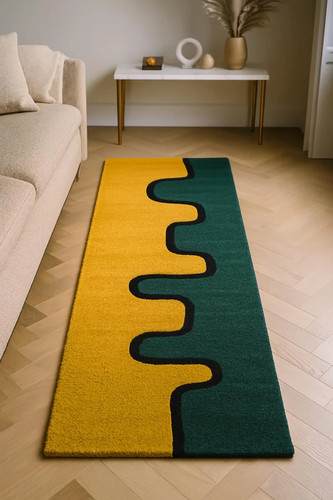 Tappeto runner moderno - runner, wave