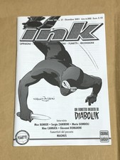 Diabolik su Ink con  fumetto Inedito  2001