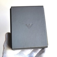 scatola orologio EMPORIO ARMANI box watch case custodia chrono quartz giorgio EA