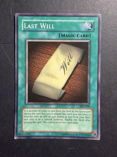 Last will sdy 039 - will, sdy-039