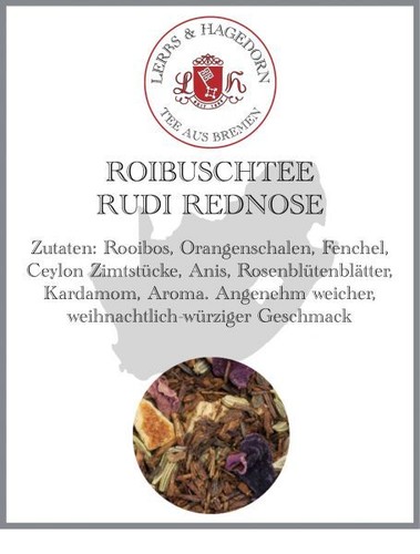Roibuschtee rudi rednose kg - rudi,