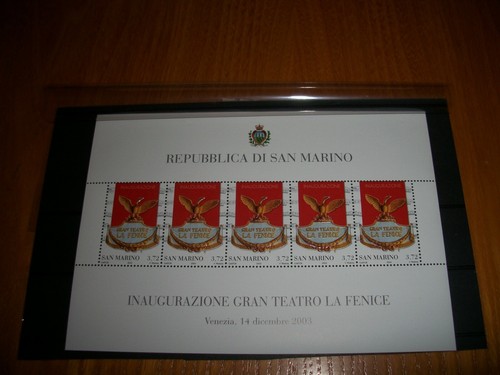 2003 san marino foglietto - marino,