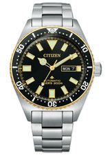 Citizen - Orologio da uomo Promaster Diver automatico quadrante nero - NY0125-83E