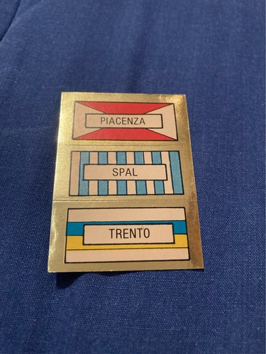 Figurina originale scudetti - figurina,