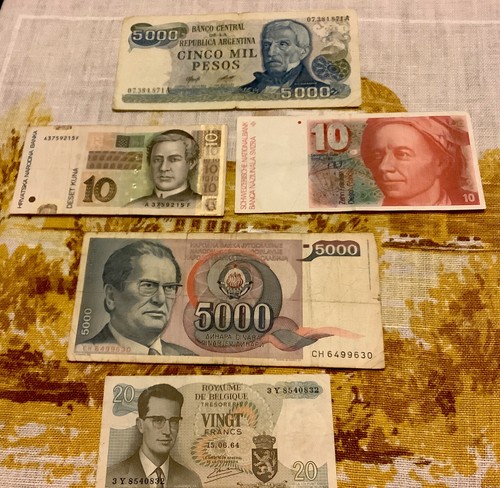 Banconote internazionali lotto - banconote,