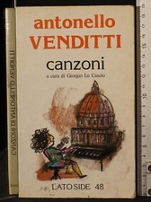 ANTONELLO VENDITTI CANZONI