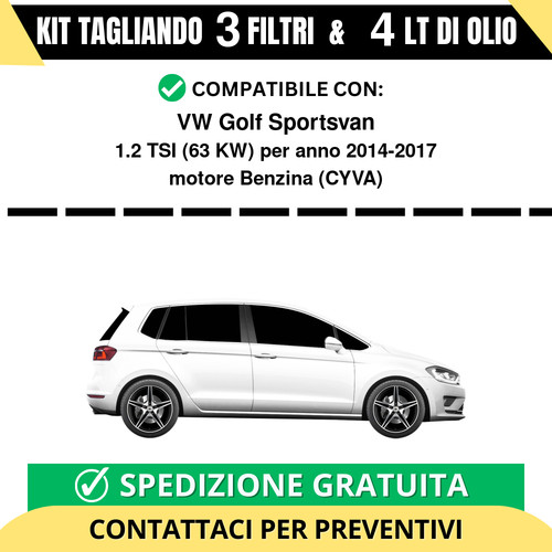 Tagliando per golf - vw,