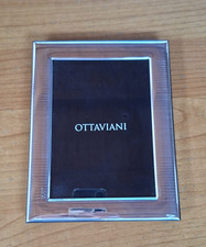 Cornice in argento con retro in legno- Ottaviani- Con scatola originale-23x18 cm
