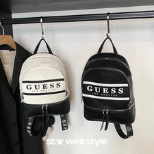 Zaino Donna Guess PU Pelle Moda Casual Elegante Minimal Vintage Borsa Tracolla