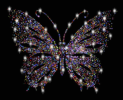 Strass farfalla immagine - 20,