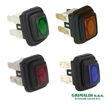 KIT 4 INTERRUTTORI ORIGINALI PER DIDIESSE FROG COLORI BLU VERDE ROSSO ARANCIONE