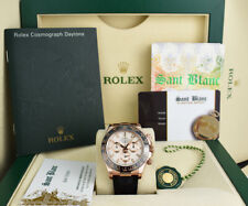 Cinturino Rolex oro rosa 18 kt Daytona pelle quadrante avorio indice 116515 LN SANT BLANC