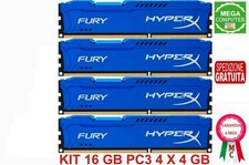 16 GB (4 x 4 GB) DDR3 DIMM