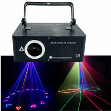 1W Fll Luce Laser a Colori Scanner Di Animazione 3D RGB 3In1 Proiettore Laser Da