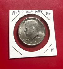 1973 D Kennedy Mezzo Dollaro -