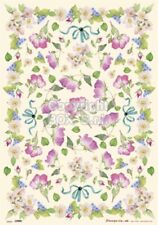 Carta decoupage Rose canine