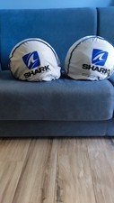 vendo Coppia Caschi Marca Shark Bianchi Taglia XL/M