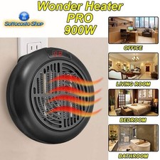 STUFA ELETTRICA WONDER HEATER PRO 900W SCALDA BAGNO CON TEMPERATURA REGOLABILE