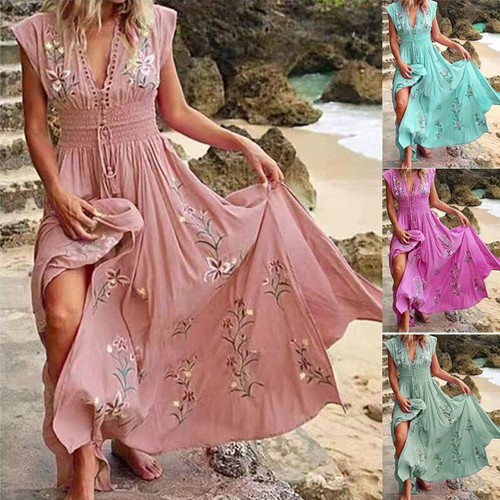 Abito donna estivo scollo - , v