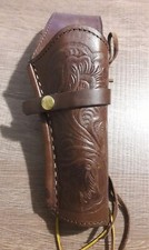 FONDINA FAR WEST CUOIO MARRONE - WESTERN JUSTICE