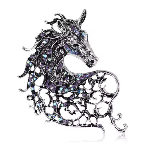 Spilla cavallo stile vintage