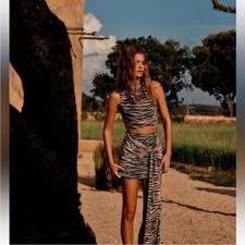 Zara Mini Abito Drappeggiato