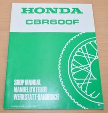 HONDA CBR600F CBR 600 F Wartung 1988 Shop Manual Kabel Bremsen Werkstatthandbuch