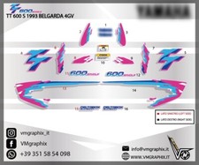 Adesivi TT 600 S BELGARDA 4GV 1993 TTs grafiche/stickers/decal