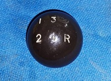 Fiat 4 MARCE  500  126 127 128 A112 Pomello Cambio Originale Stile Plastica Nera