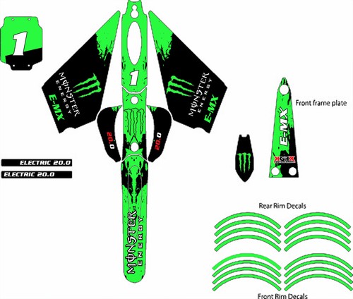Graphics kit monster wrap oset - graphics,