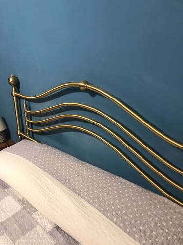 Letto matrimoniale ottone - letto, in
