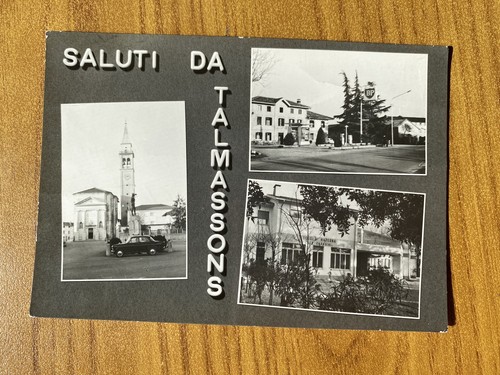 Cartolina saluti talmassons - cartolina, da