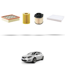 HOFFCAR Kit tagliando - 4 filtri compatibile con Opel Astra J ,GTC,SW 1.7 CDTI 8