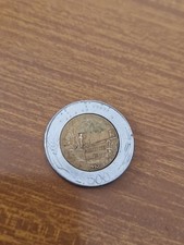  moneta da 500 Lire Italiana del 1992
