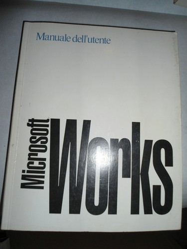 Manuale utente microsoft works - manuale,