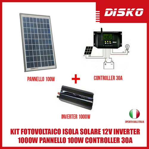 Kit fotovoltaico isola solare - kit,