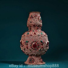 8.8" Rare Old Tibet Filigree