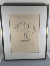 Litografia Picasso vintage anni '60 "La Ronde de la Paix" Colomba della Pace 25.7.61