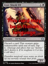 Mtg iron shield - elf, exc