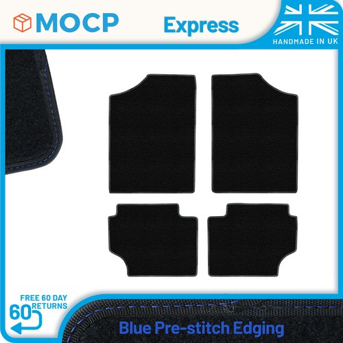 Express con tappetini auto blu