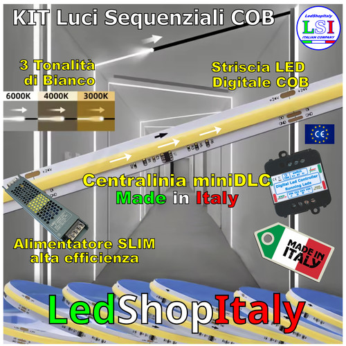 Strisce led cob - strisce, sequenziali