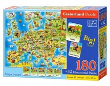 Castorland 180pz Puzzle Mappa