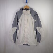 K-Way ANTARES Giacca Impermeabile Cappotto Uomo Grande Outdoor con Cappuccio Grigio Pietra