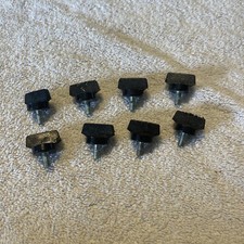 8x Motorola MCS2000 modello II UHF altoparlante radio dado ala vite (dimensioni più corte)