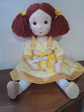 Bambola Stoffa Capelli Rossi