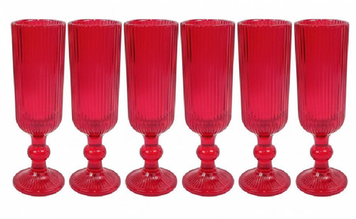 Calice vetro rosso 160 - vetro,