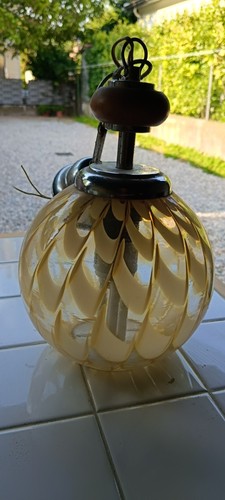 Lampadario vintage sfera - vintage,